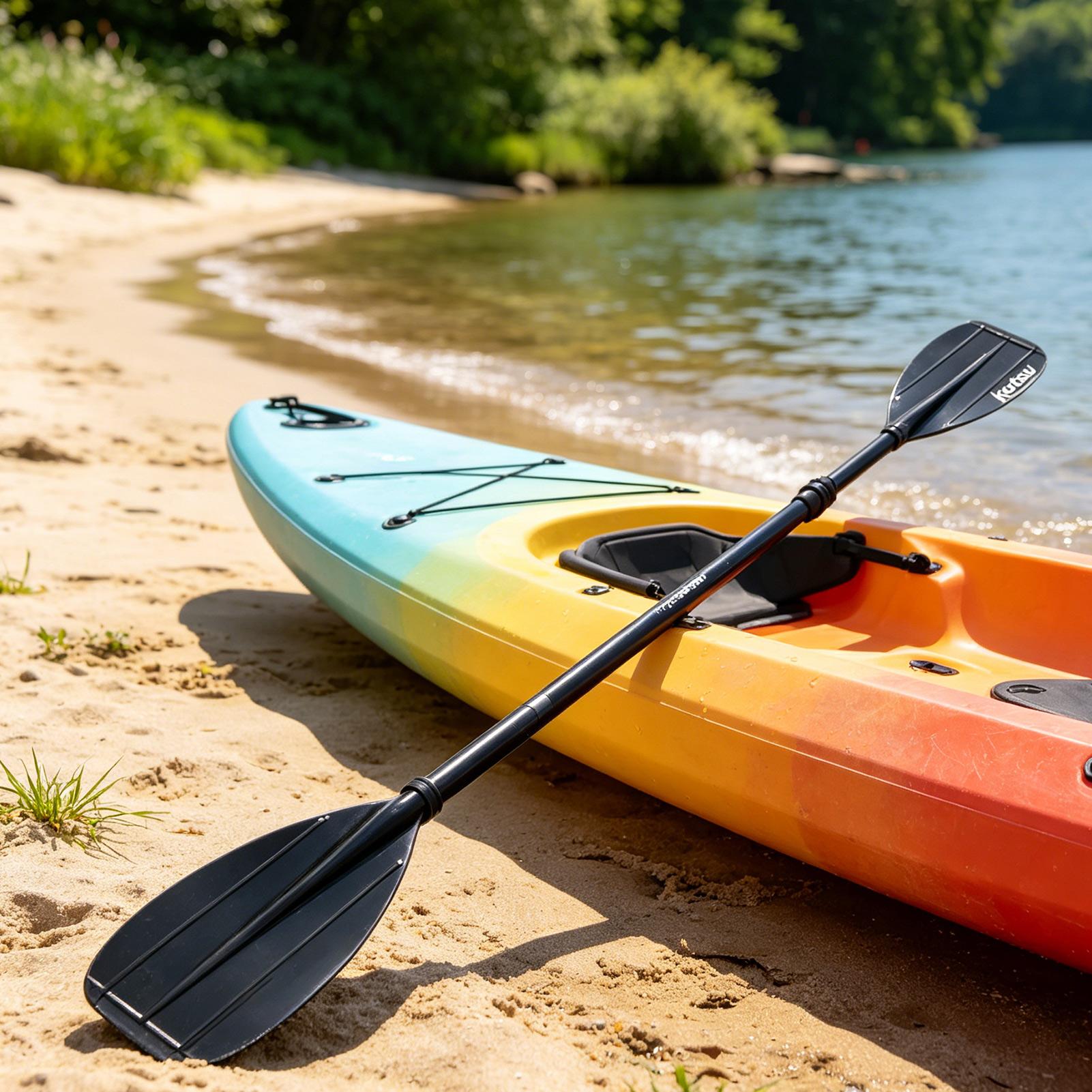 Dayung Kayak Serat Karbon 2-Ba - Fishing Boat Paddle ulasan dan harga
